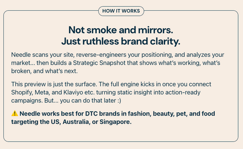 Strategic Edge Snapshot - Free Brand Analysis